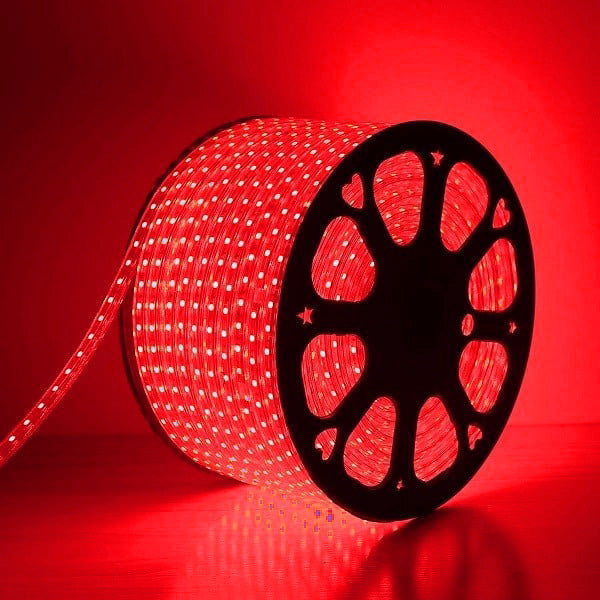 Jeg LumoS 7 x 14 mm blå fleksibel IP65 vanntett dimbar LED-stripelys 220–240V 8W/m
