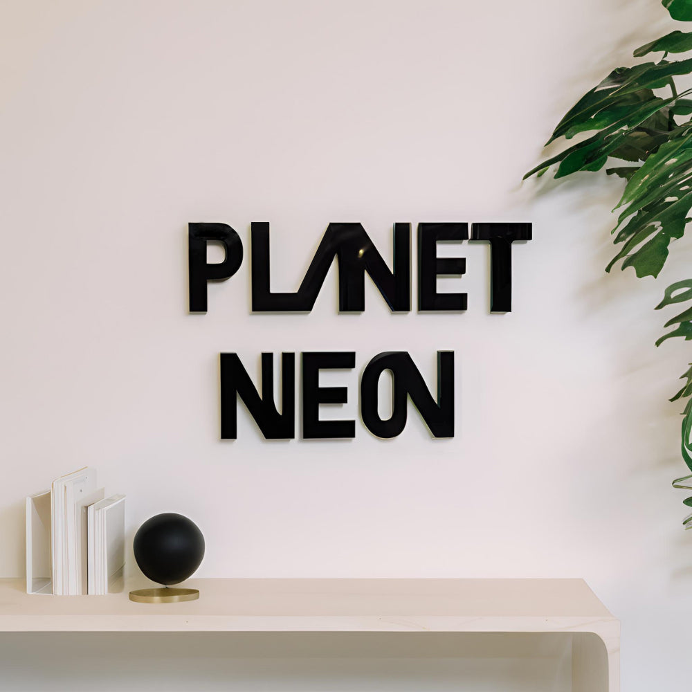 Signo de logotipo acrílico 3D Gloss - Hecho en Londres