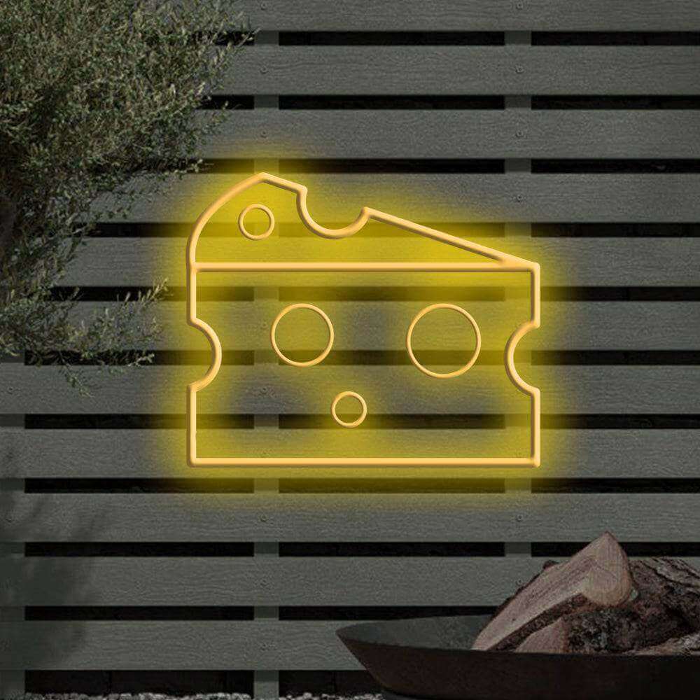 Cheese LED Neon Sign - Made in London Food Restaurants Neon Signs - Planet Neon