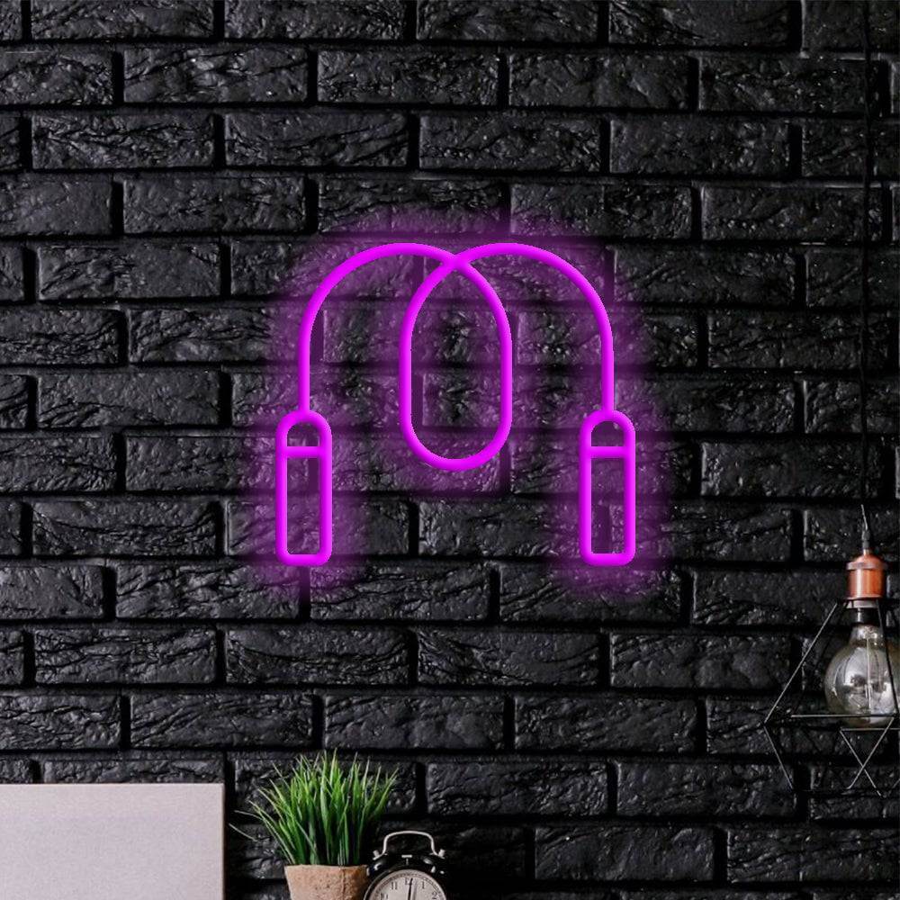 Jumping Rope LED Neon Sign - Made in London Food Gym Neon Signs - Planet Neon