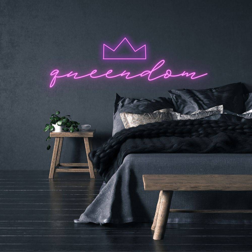 Queendom LED Neon Sign - Planet Neon Made in London Neon Signs - Planet Neon
