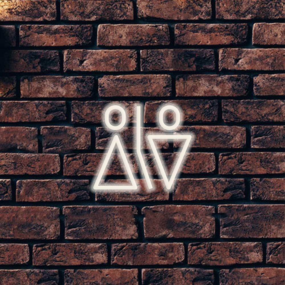 WC Minimalistic LED Neon Sign - Made in London Toilet Neon Signs - Planet Neon