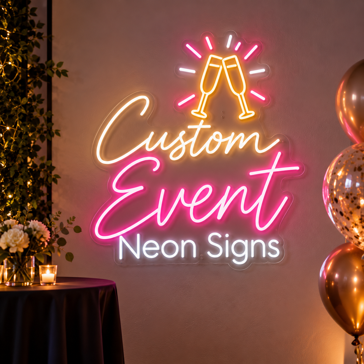 Enseigne au néon de barre personnalisée - AI Designer