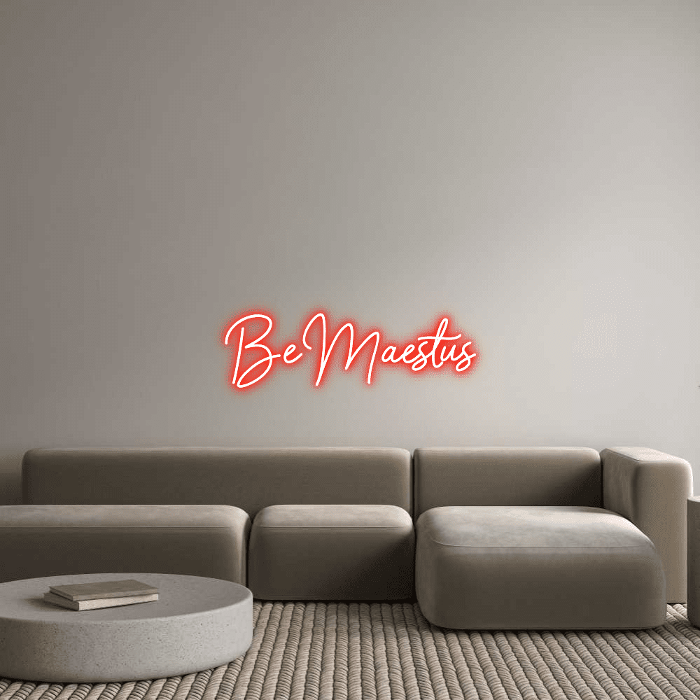 Custom Neon Sign Online Editor BeMaestus - Planet Neon