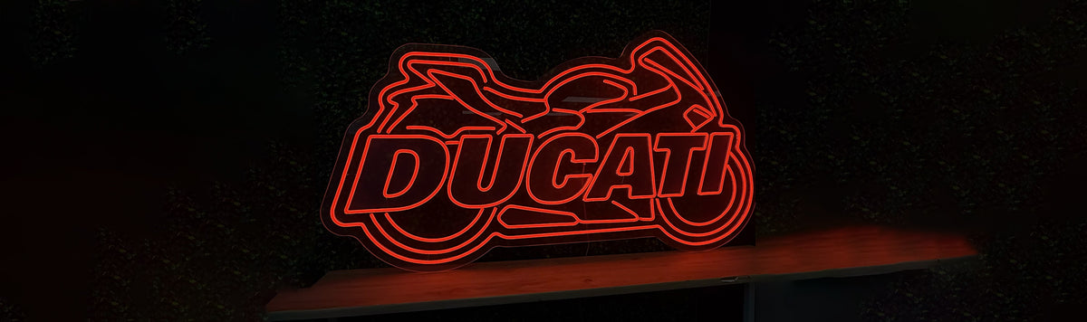 Custom neon logo