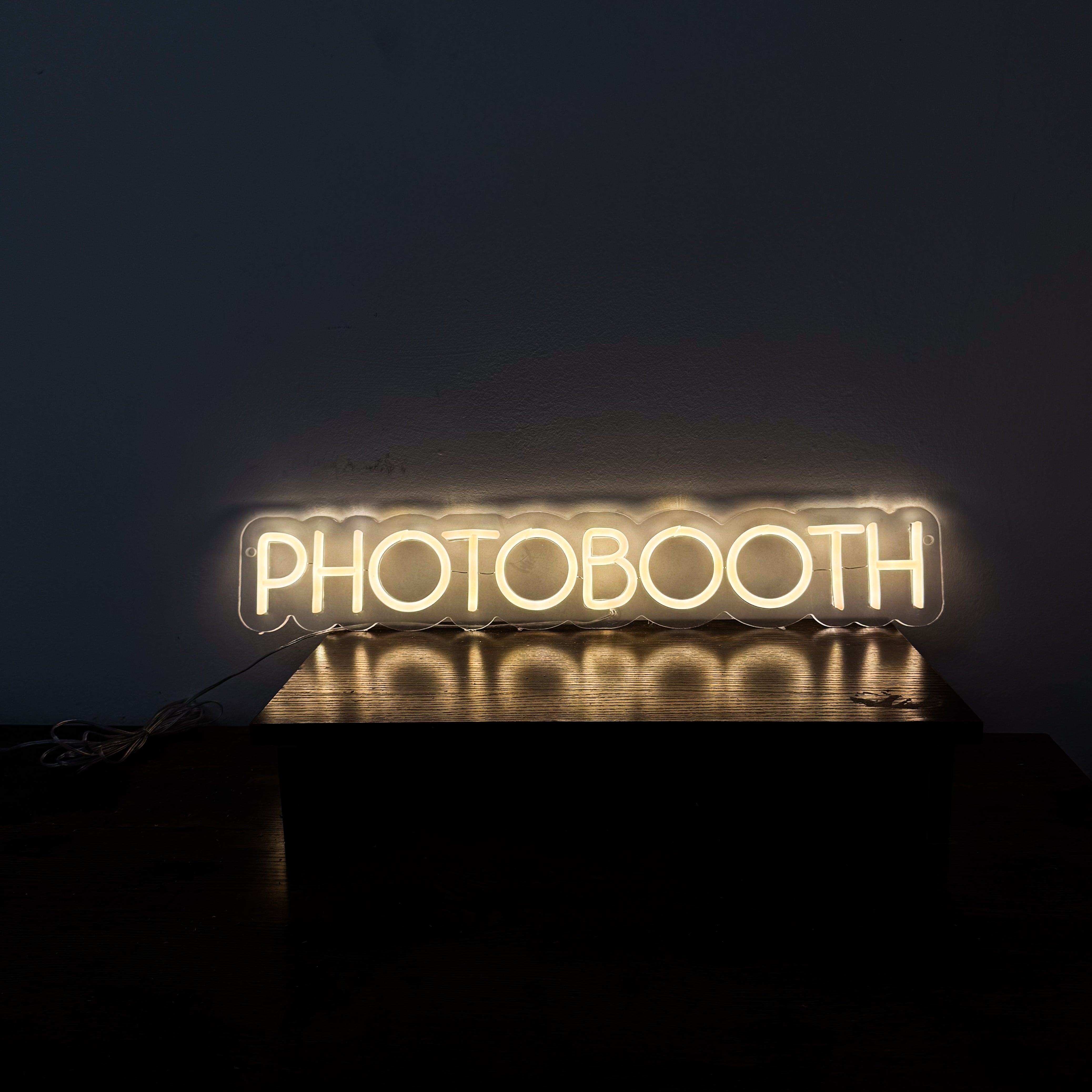 Letrero de neón de LED PhotoBooth