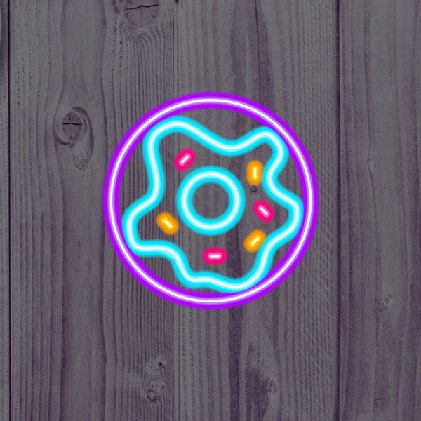 Donut LED Neon Sign - Made in London Food Restaurants Neon Signs - Planet Neon