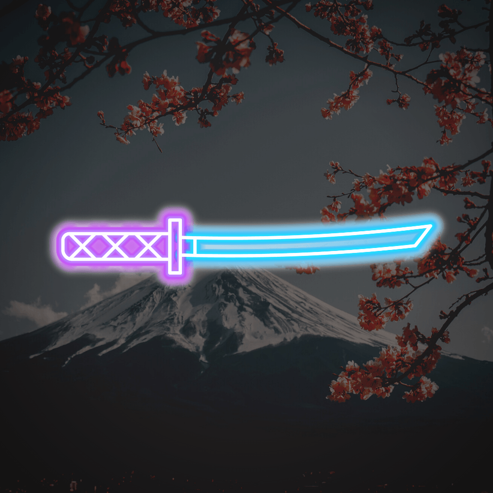 Katana LED-valokyltti - Planet Neon